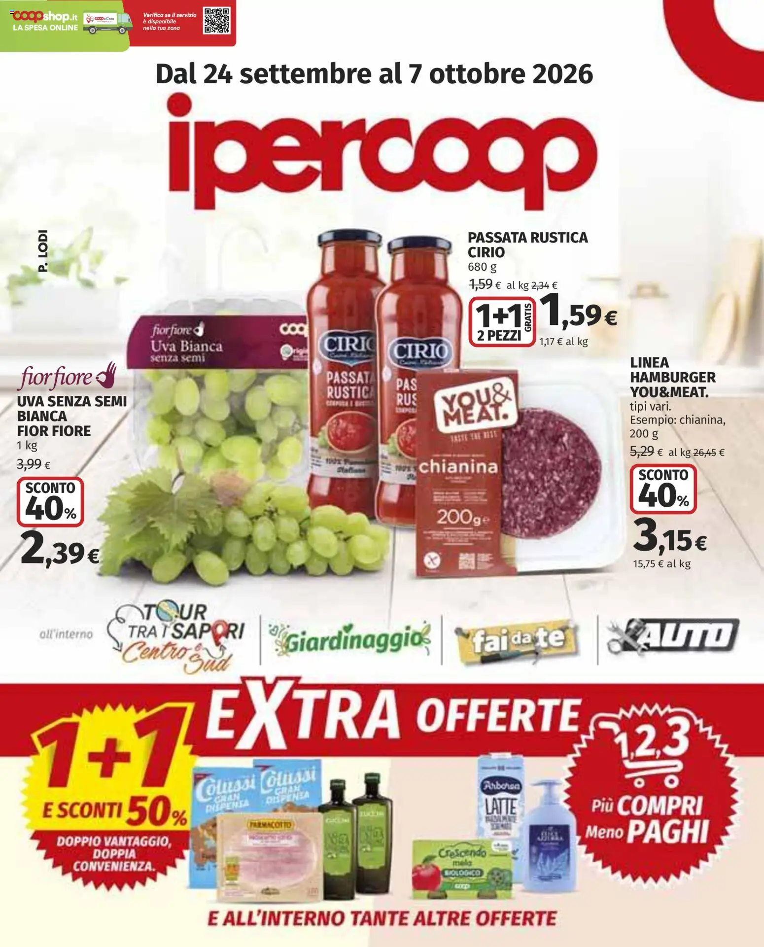 Ipercoop volantino - pagina 1 - valido dal 24/09/2026