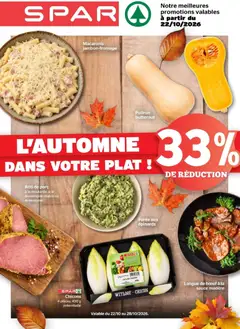 Spar publicité geldig vanaf 22/10/2026