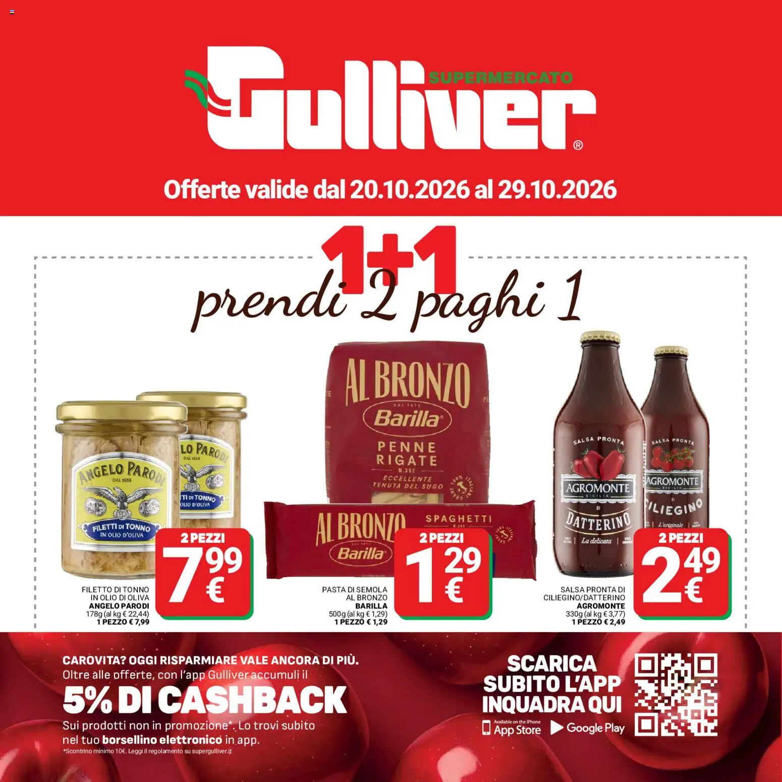 Gulliver volantino - pagina 1 - valido dal 20/10/2026
