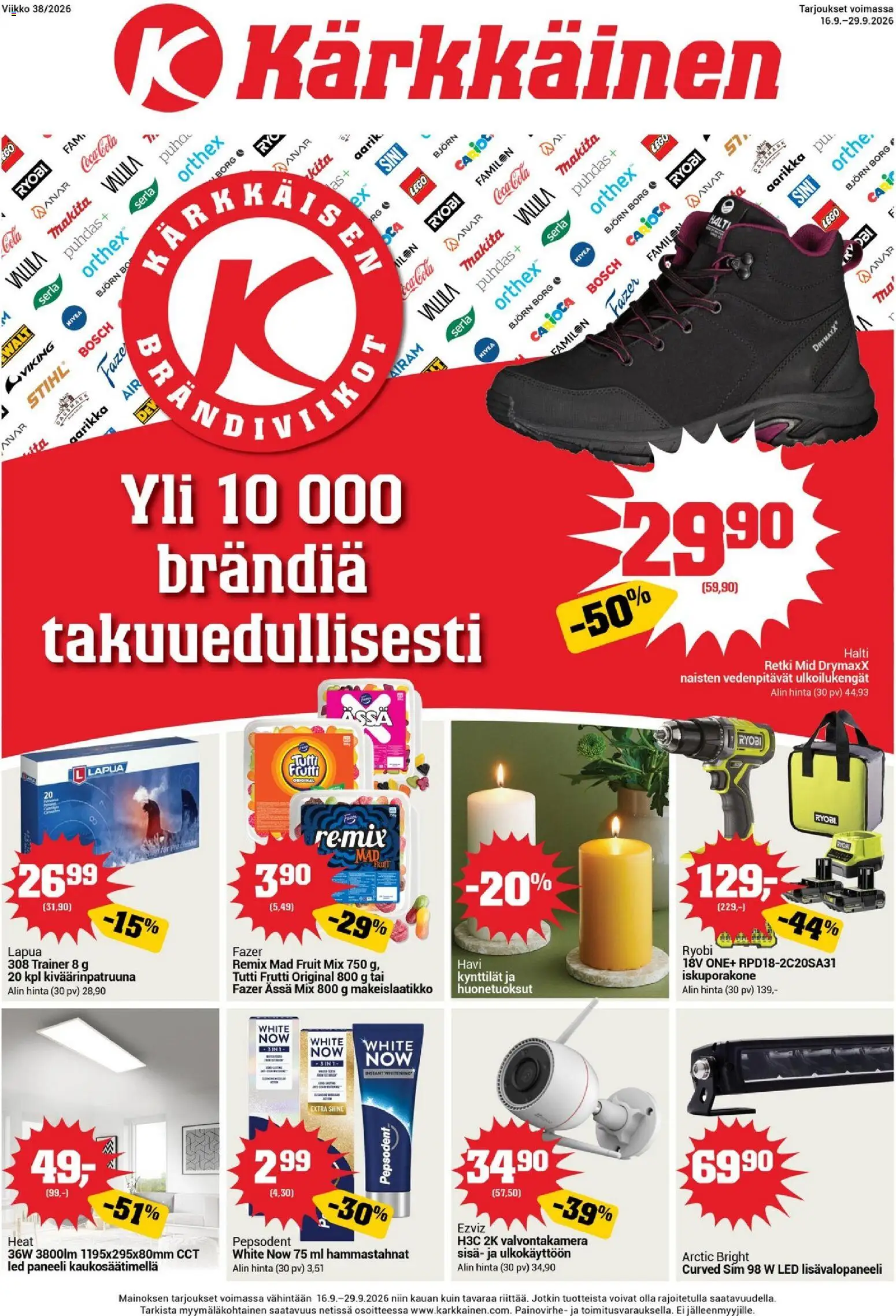 Kärkkäinen tarjoukset - sivu 1- voimassa alkaen 16/09/2026