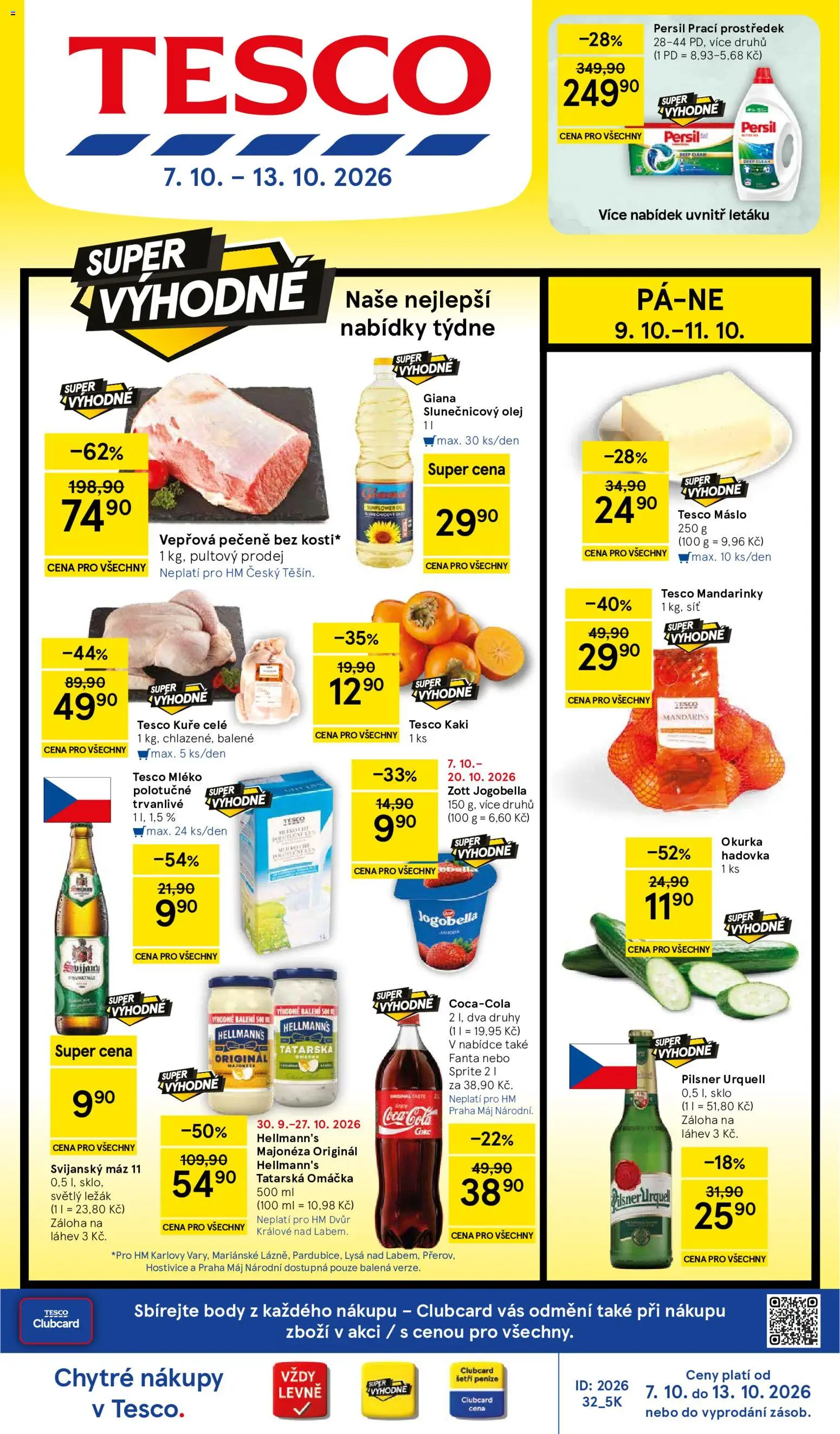 Tesco leták - Hypermarket - strana 1- platný od 07.10.2026
