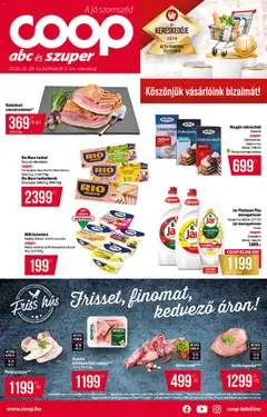 Előnézet COOP akciós újság érvényes 2026.10.29.-tól