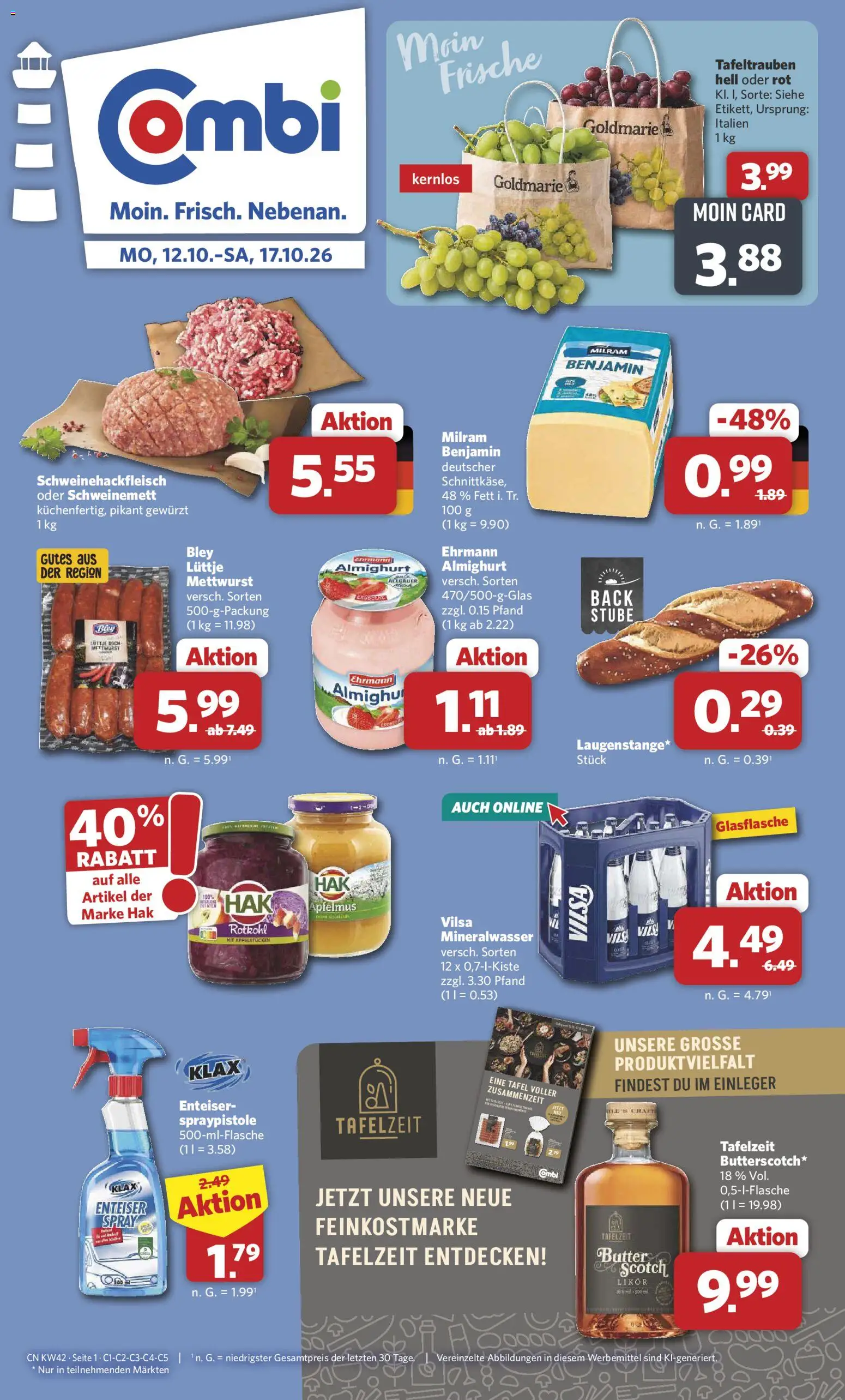 Combi Prospekt - Seite 1 - gültig ab 12.10.2026