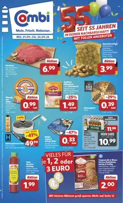 Vorschau Combi Prospekt gültig ab 21.09.2026