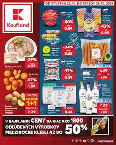 Előnézet Kaufland SK akciós újság érvényes 2026.10.22.-tól
