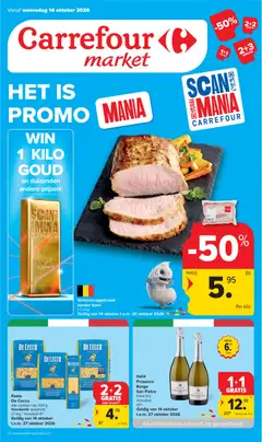Carrefour market folder geldig vanaf 14/10/2026