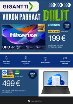 Esikatselu Gigantti tarjoukset voimassa alkaen 12/10/2026