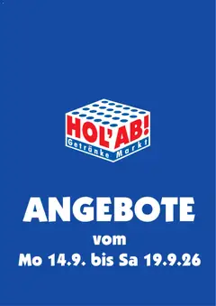 Vorschau HOL’AB! Prospekt gültig ab 14.09.2026
