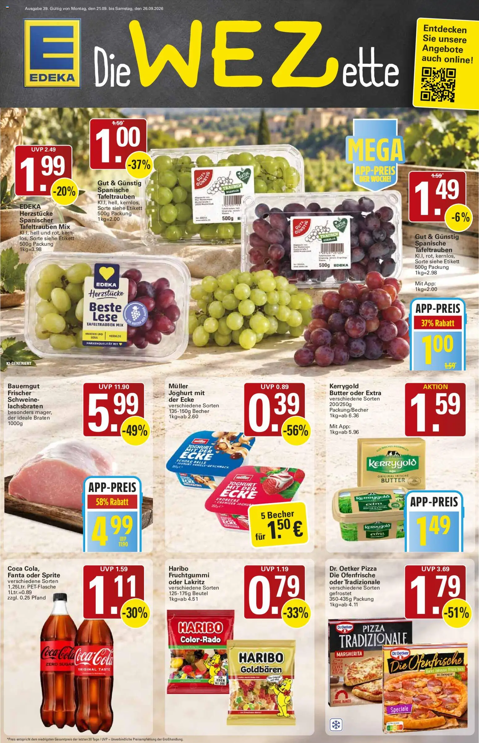 WEZ Prospekt - Seite 1 - gültig ab 21.09.2026