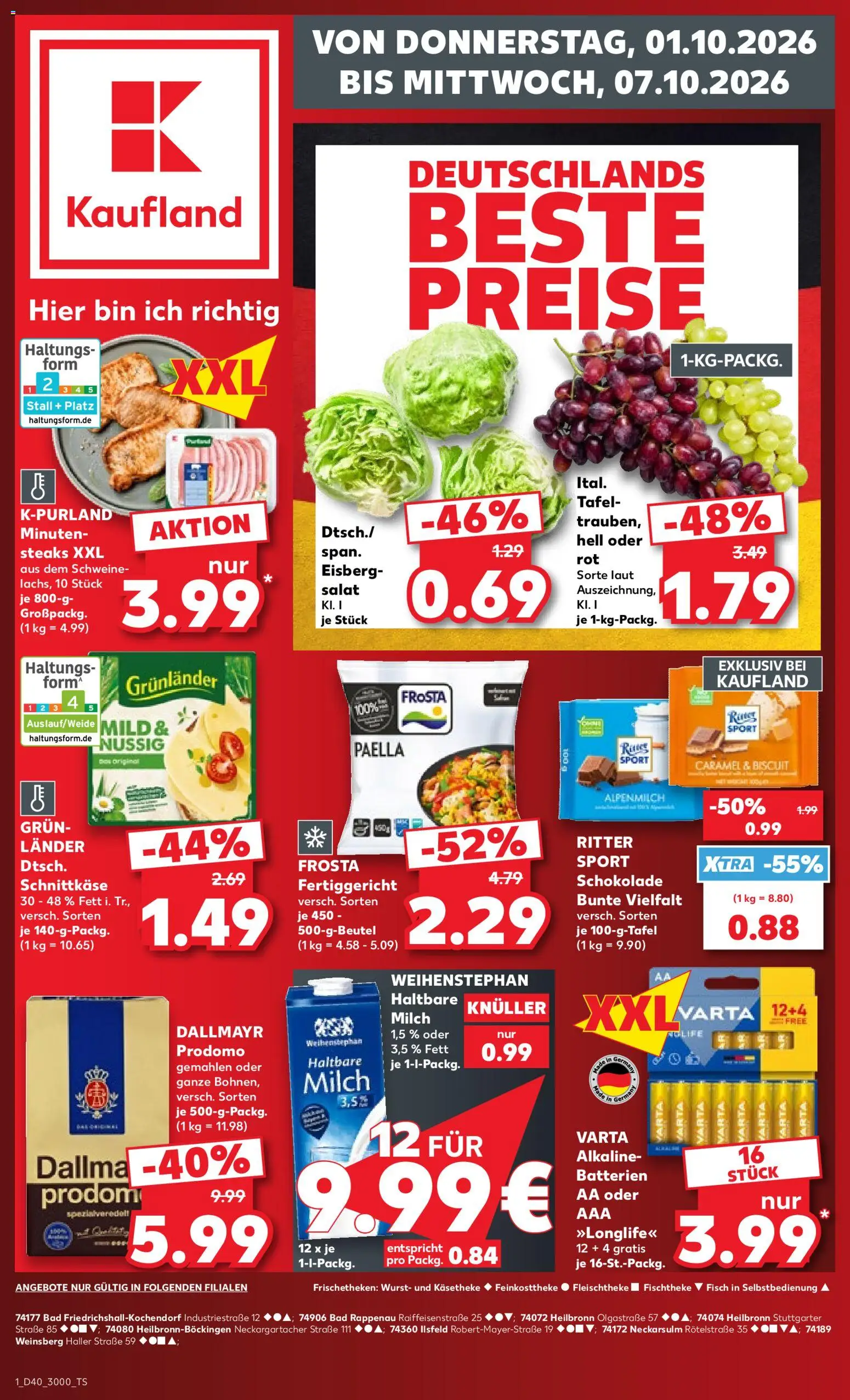 Kaufland DE -DE Folder - page 1- valid from 01-10-2026