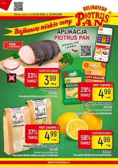 Podgląd Piotruś Pan gazetka ważny od 24.09.2026