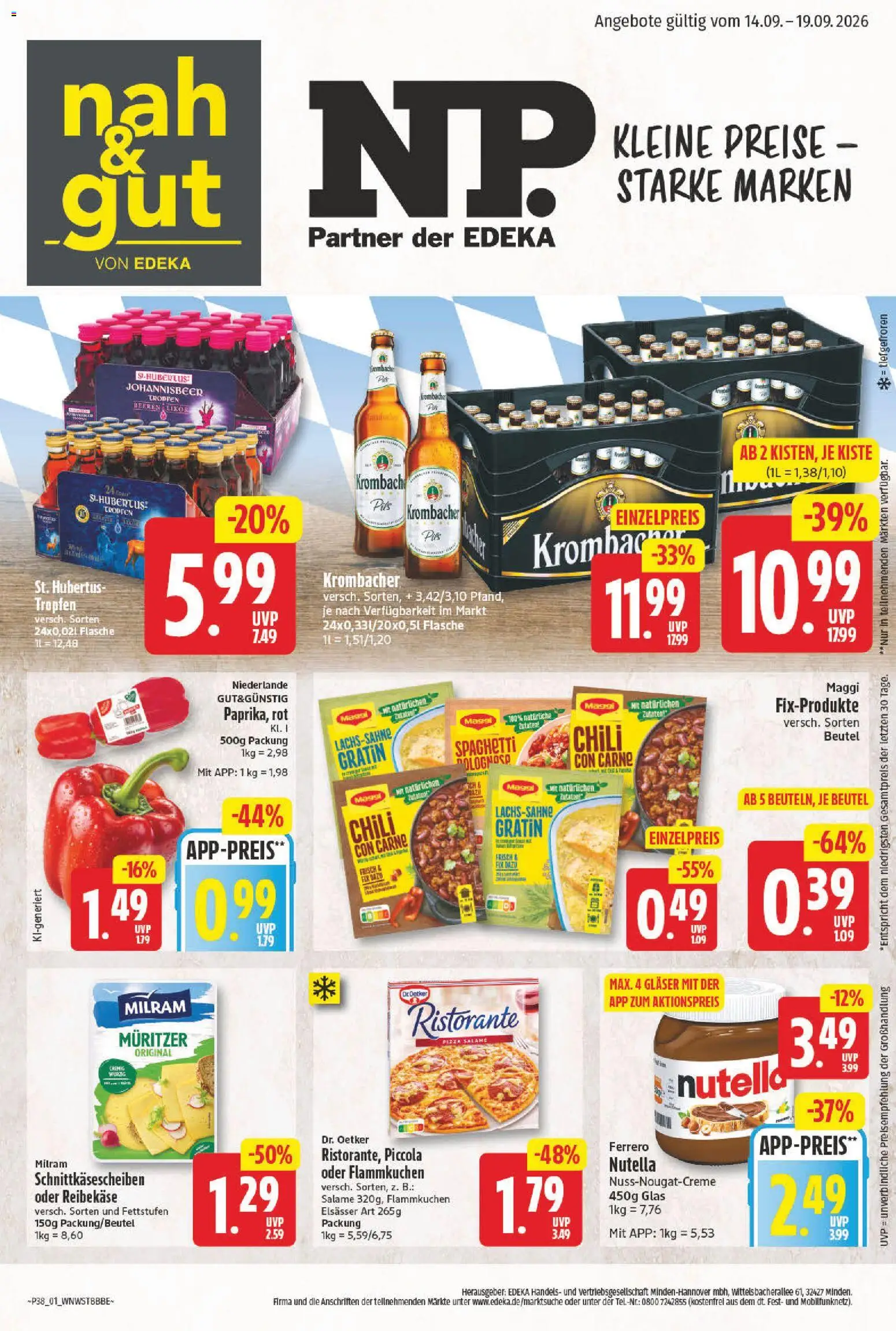 NP Discount Prospekt - Seite 1 - gültig ab 14.09.2026