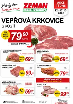 Náhled Prodejny Zeman leták platný od 12.10.2026