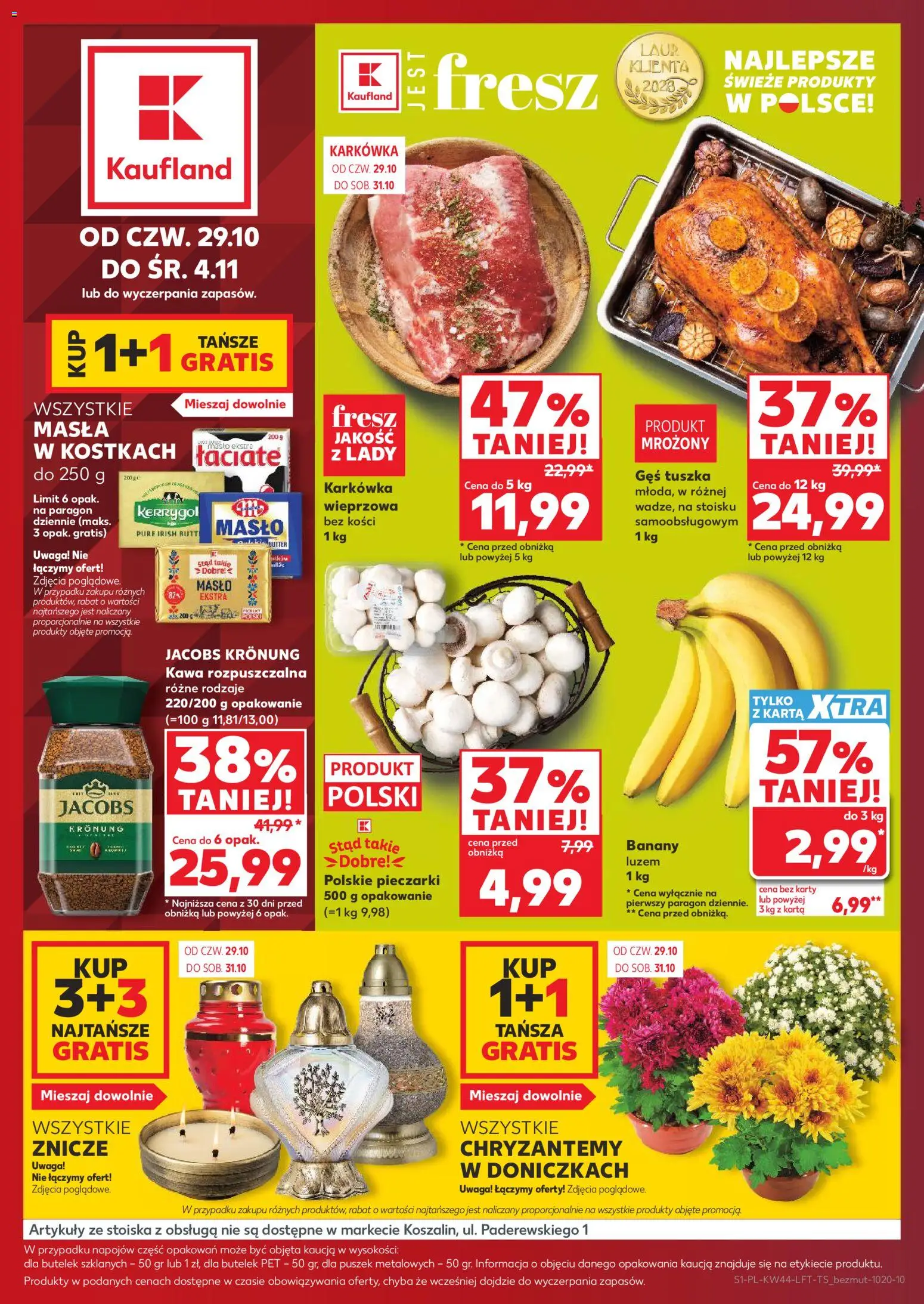 Kaufland gazetka - strona 1- ważny od 29.10.2026