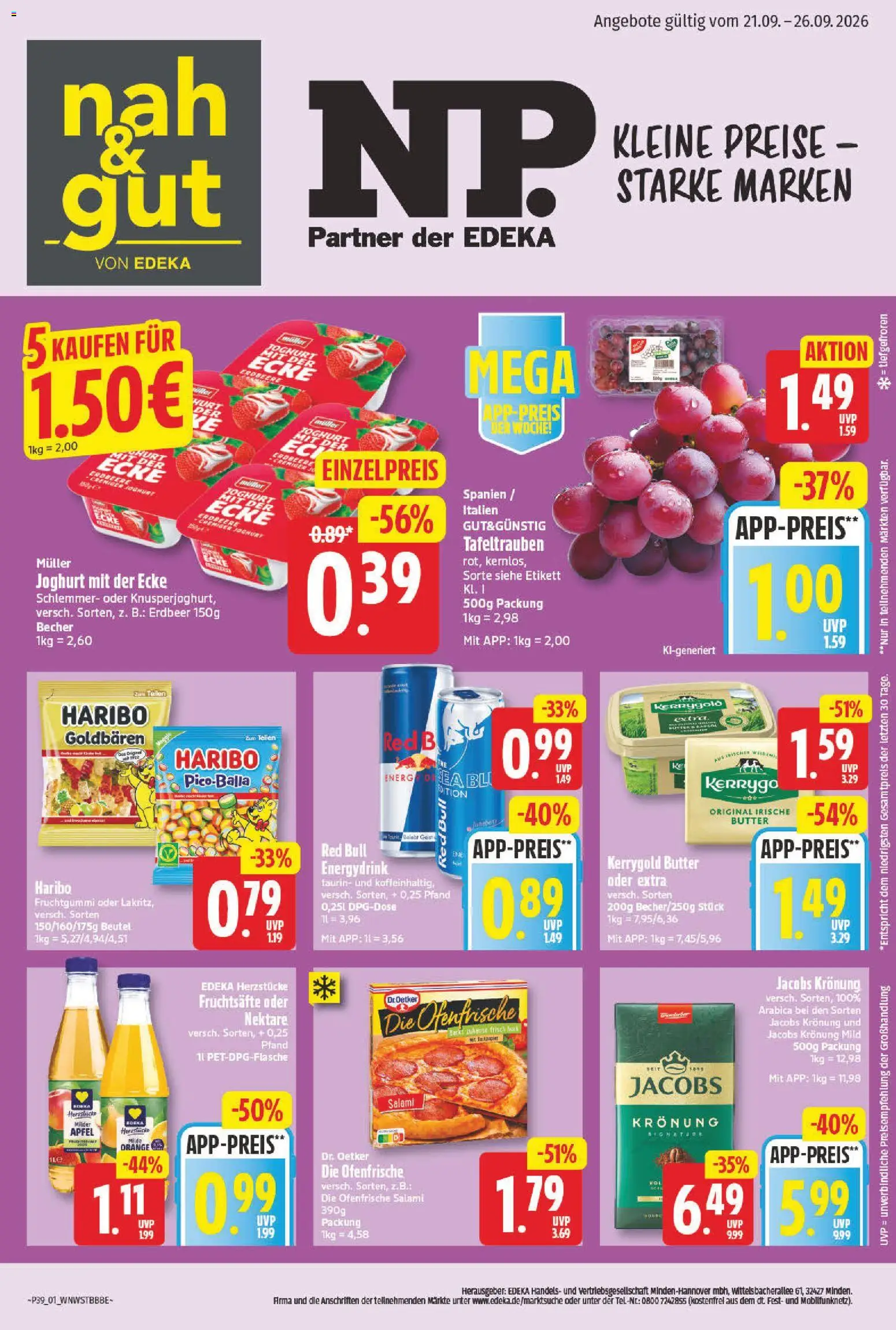 NP Discount Prospekt - Seite 1 - gültig ab 21.09.2026