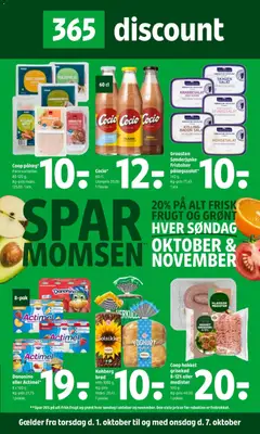 Forhåndsvisning Coop 365 - Tilbudsavis uge 40 gyldig fra 01/10/2026
