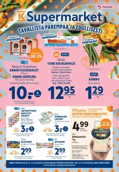 Esikatselu K-Supermarket tarjoukset voimassa alkaen 12/10/2026