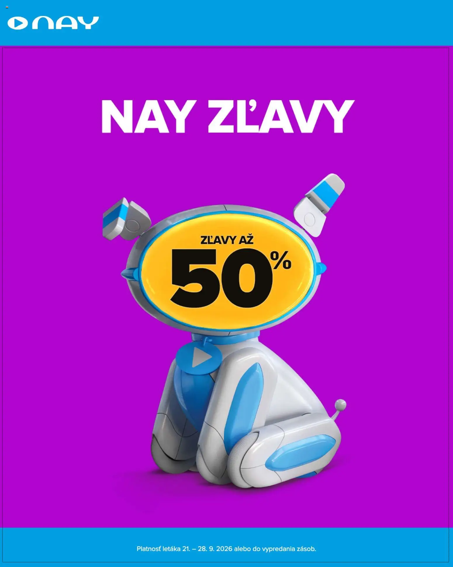 NAY Elektrodom leták - strana 1- platný od 21.09.2026