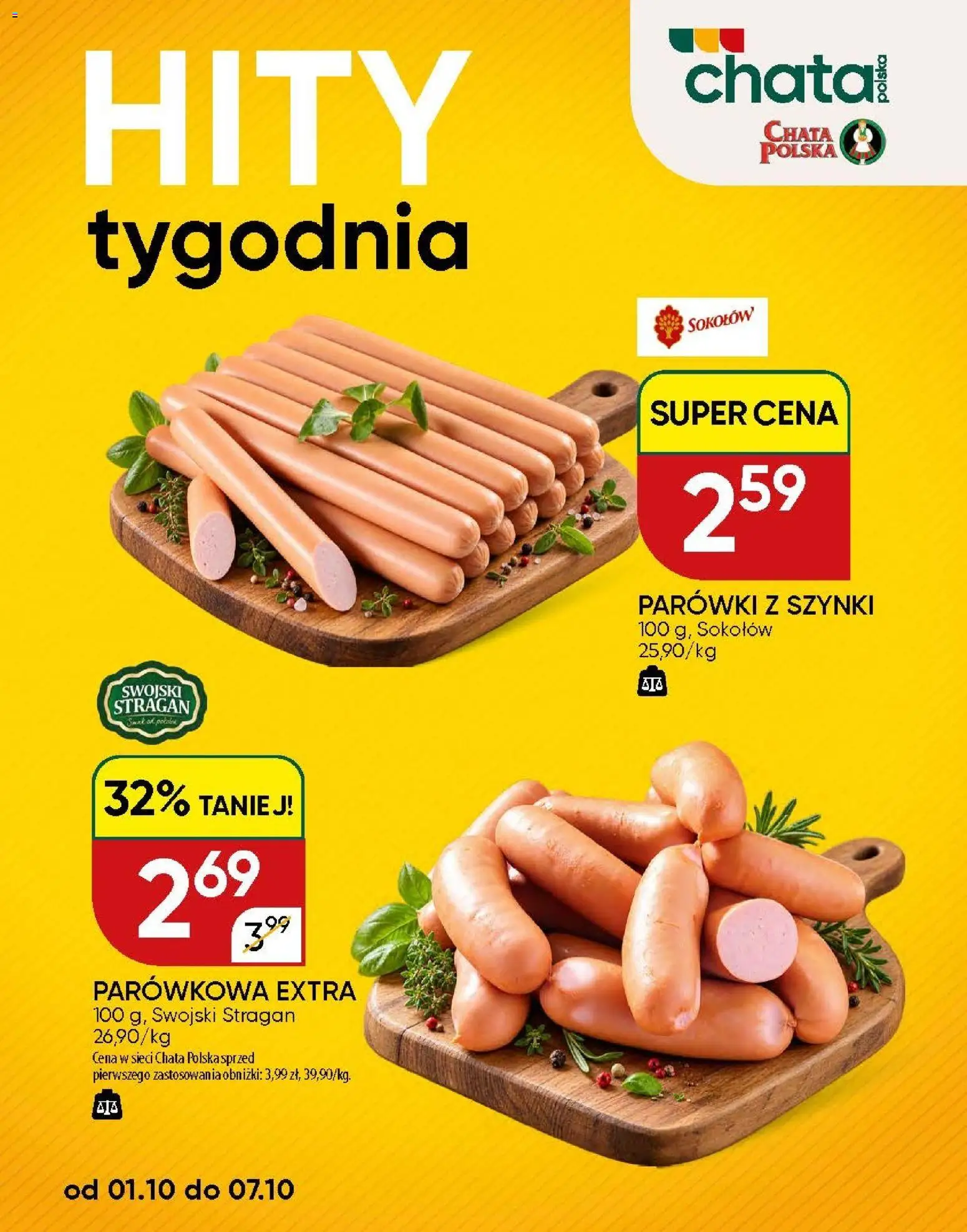 Chata Polska gazetka - strona 1- ważny od 01.10.2026