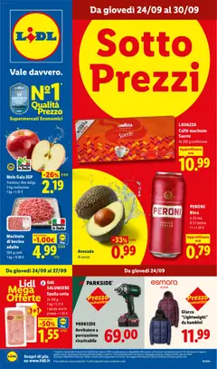 Anteprima Lidl volantino valida dal 24/09/2026