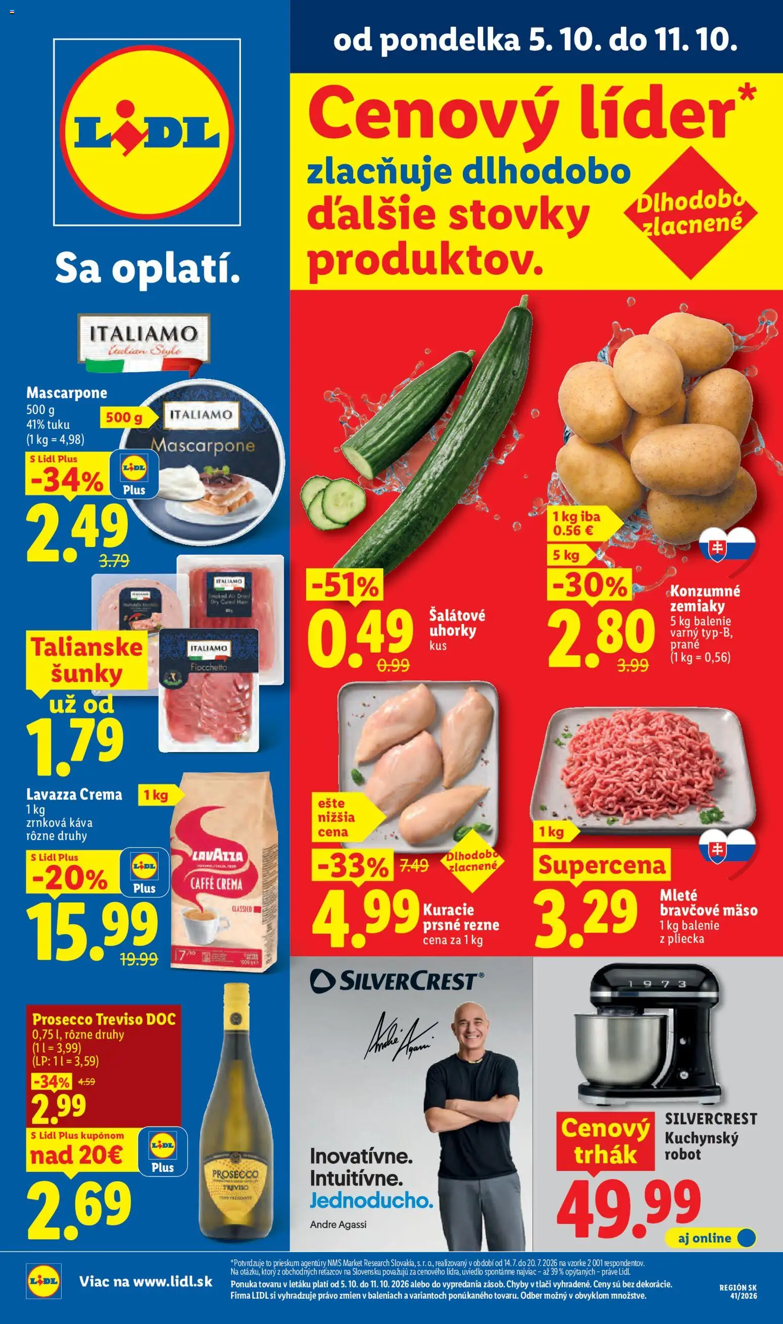 Lidl leták - strana 1- platný od 05.10.2026