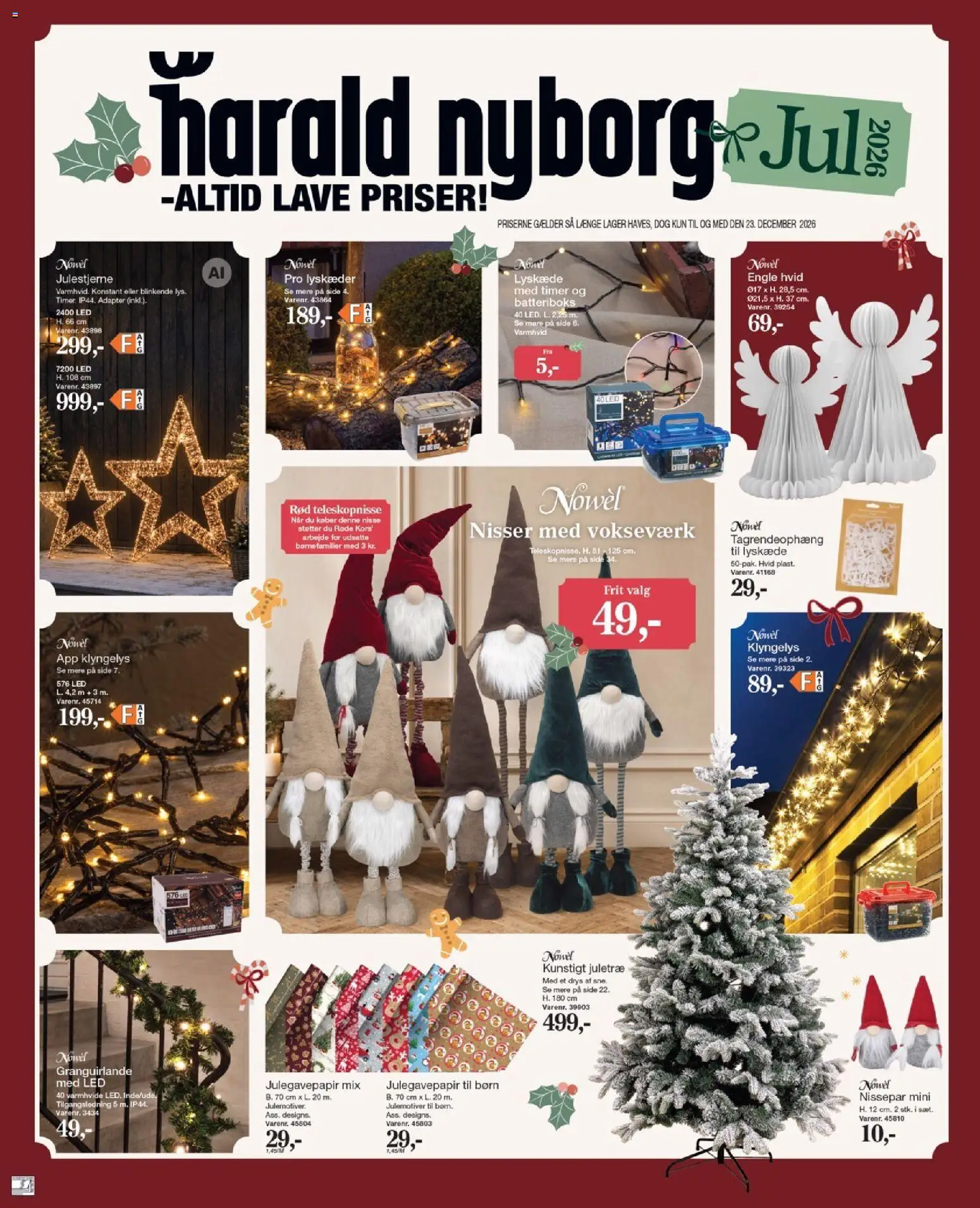 Harald Nyborg -  Tilbudsavis - side 1- gyldig fra 28/09/2026