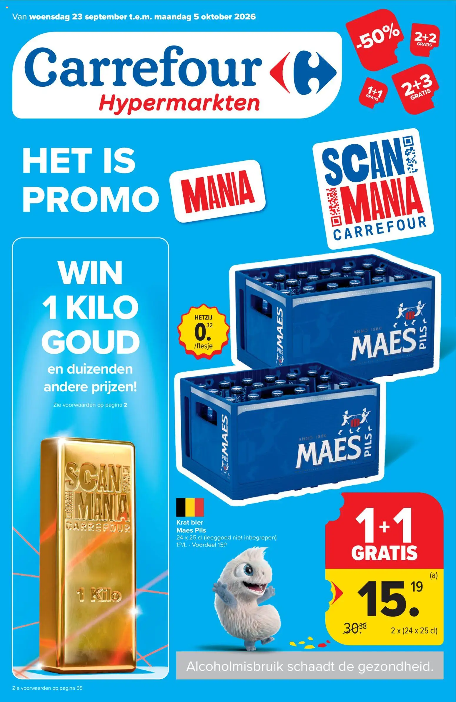 Carrefour folder week 39 - pagina 1- geldig vanaf 23/09/2026