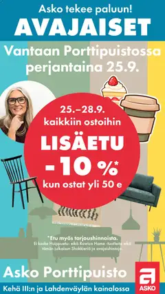 Esikatselu Asko tarjoukset voimassa alkaen 25/09/2026