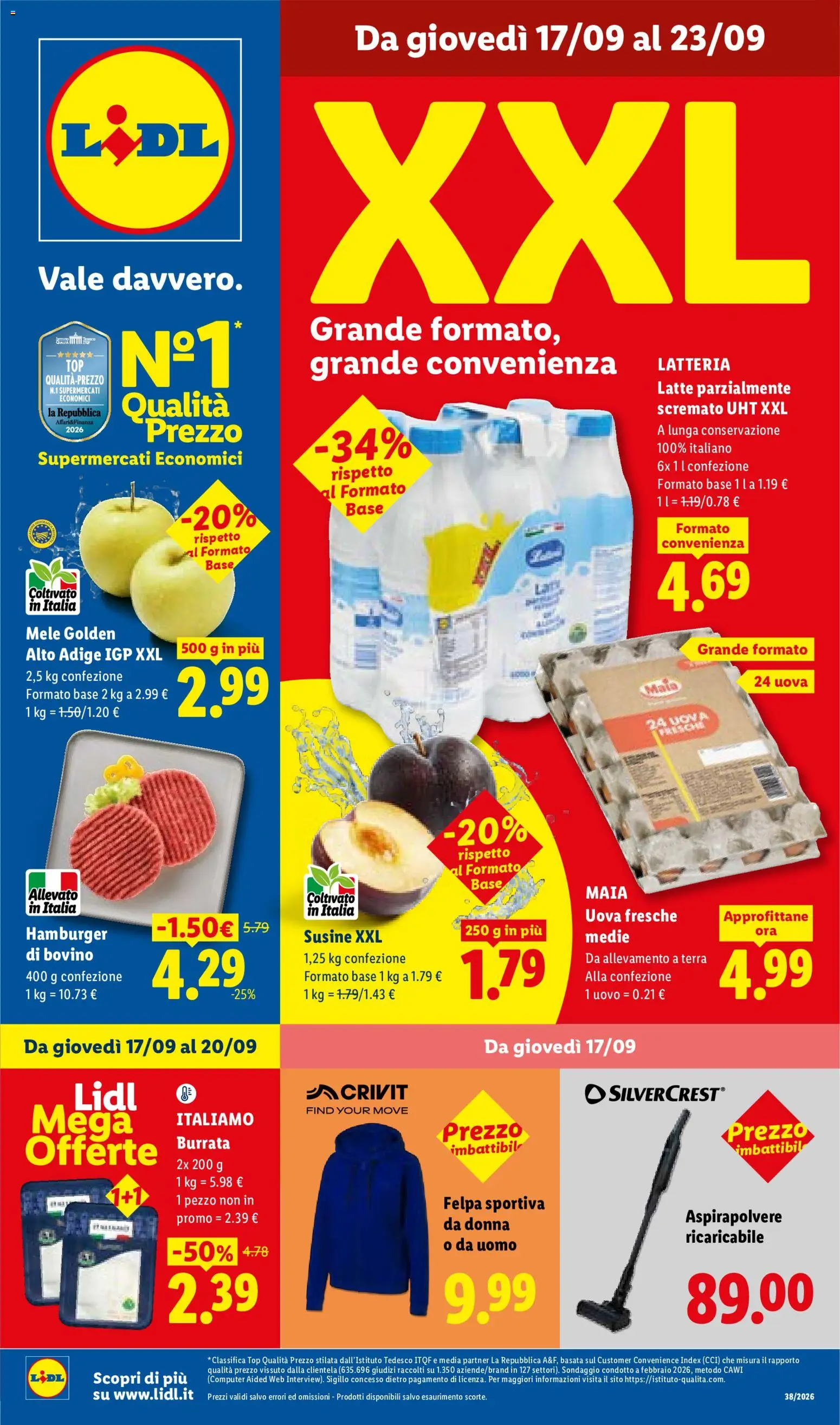 Lidl volantino - pagina 1 - valido dal 17/09/2026