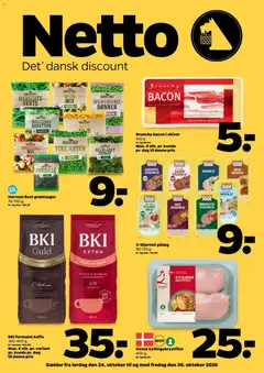 Forhåndsvisning Netto - Tilbudsavis uge 44 gyldig fra 24/10/2026