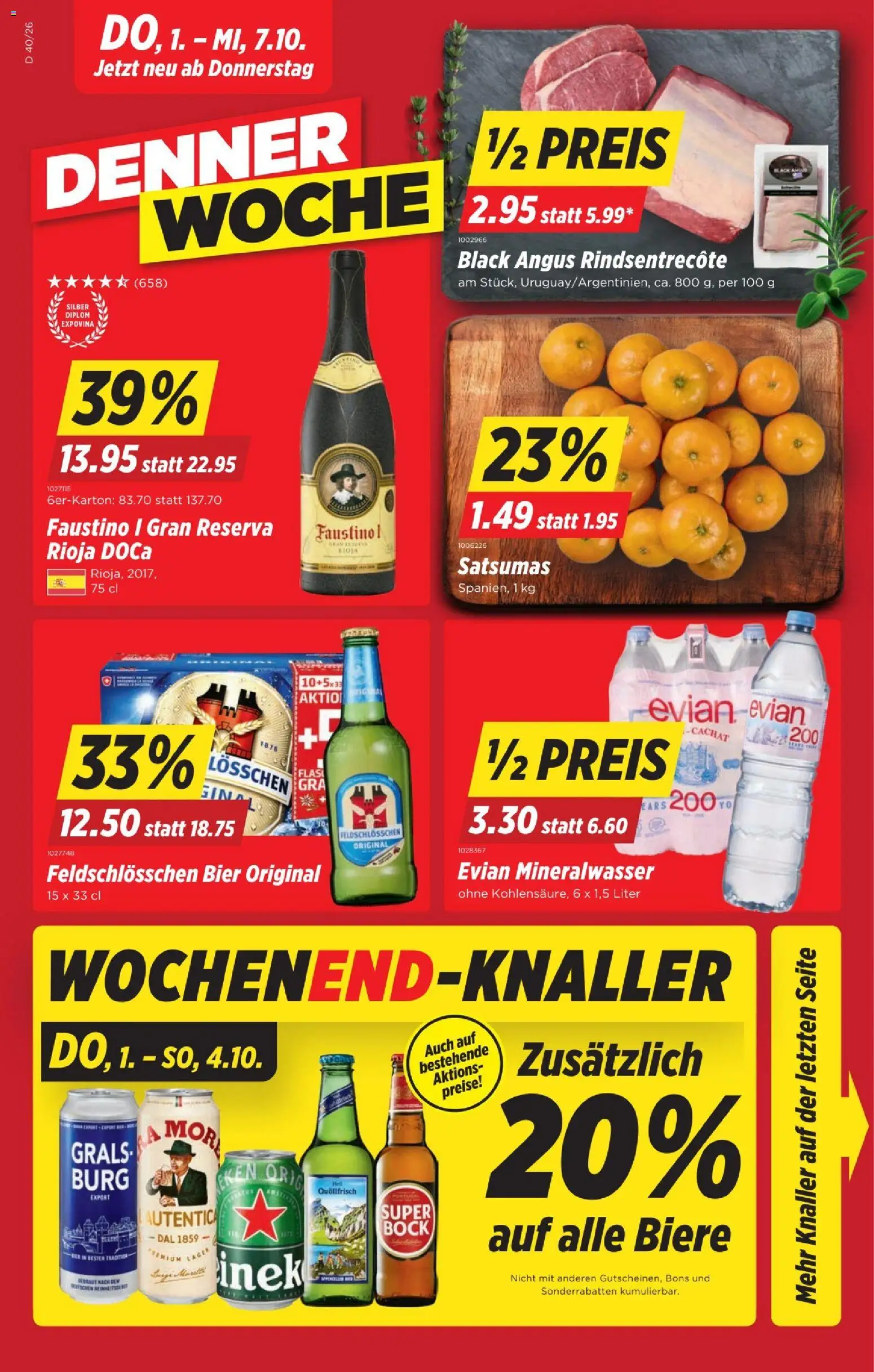 Denner aktionen - Seite 1- gültig ab 01.10.2026