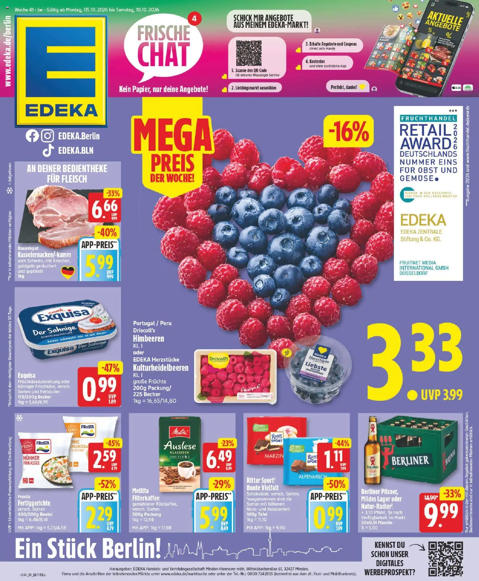 Edeka Prospekt - Seite 1 - gültig ab 05.10.2026