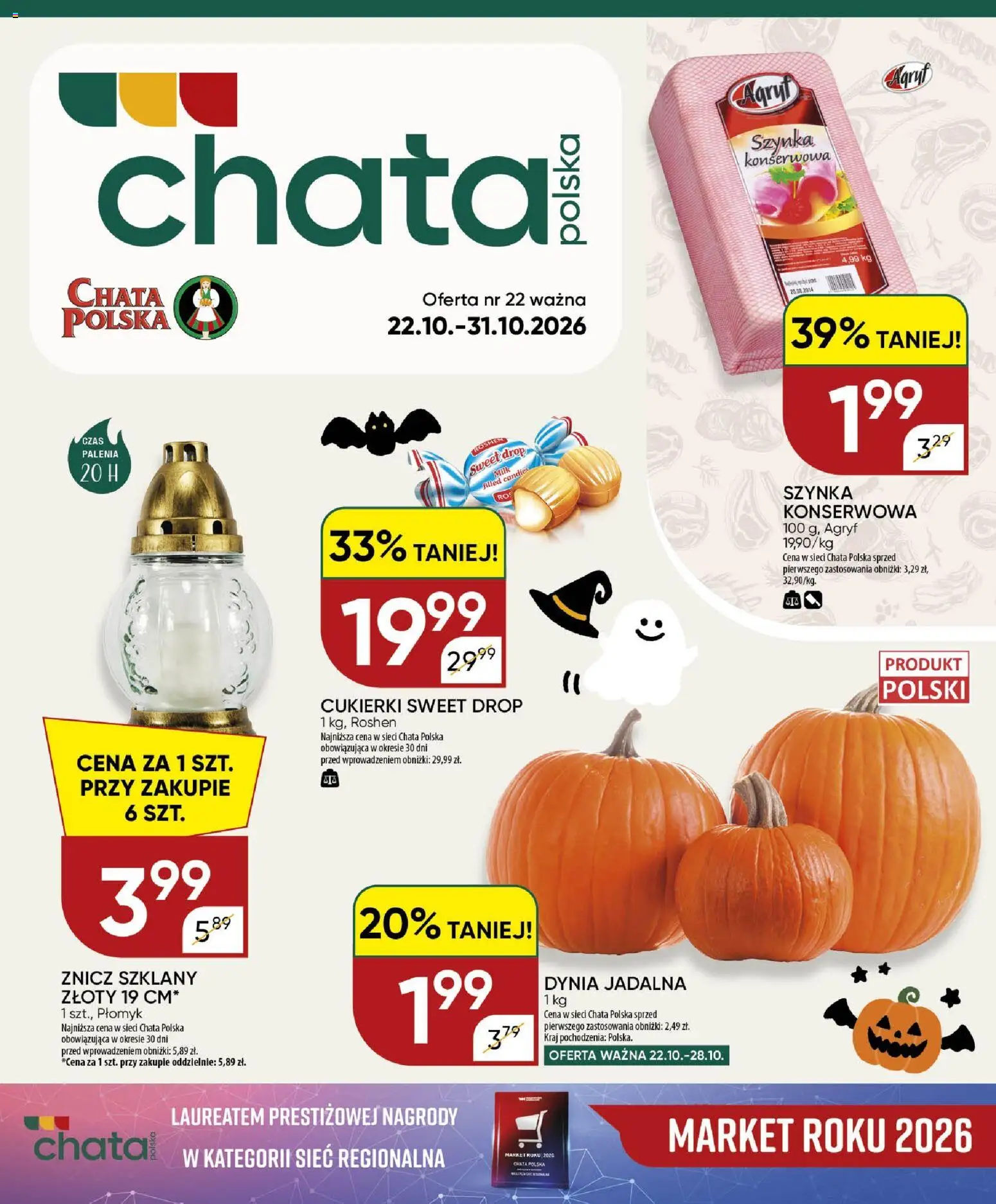 Chata Polska gazetka - strona 1- ważny od 22.10.2026