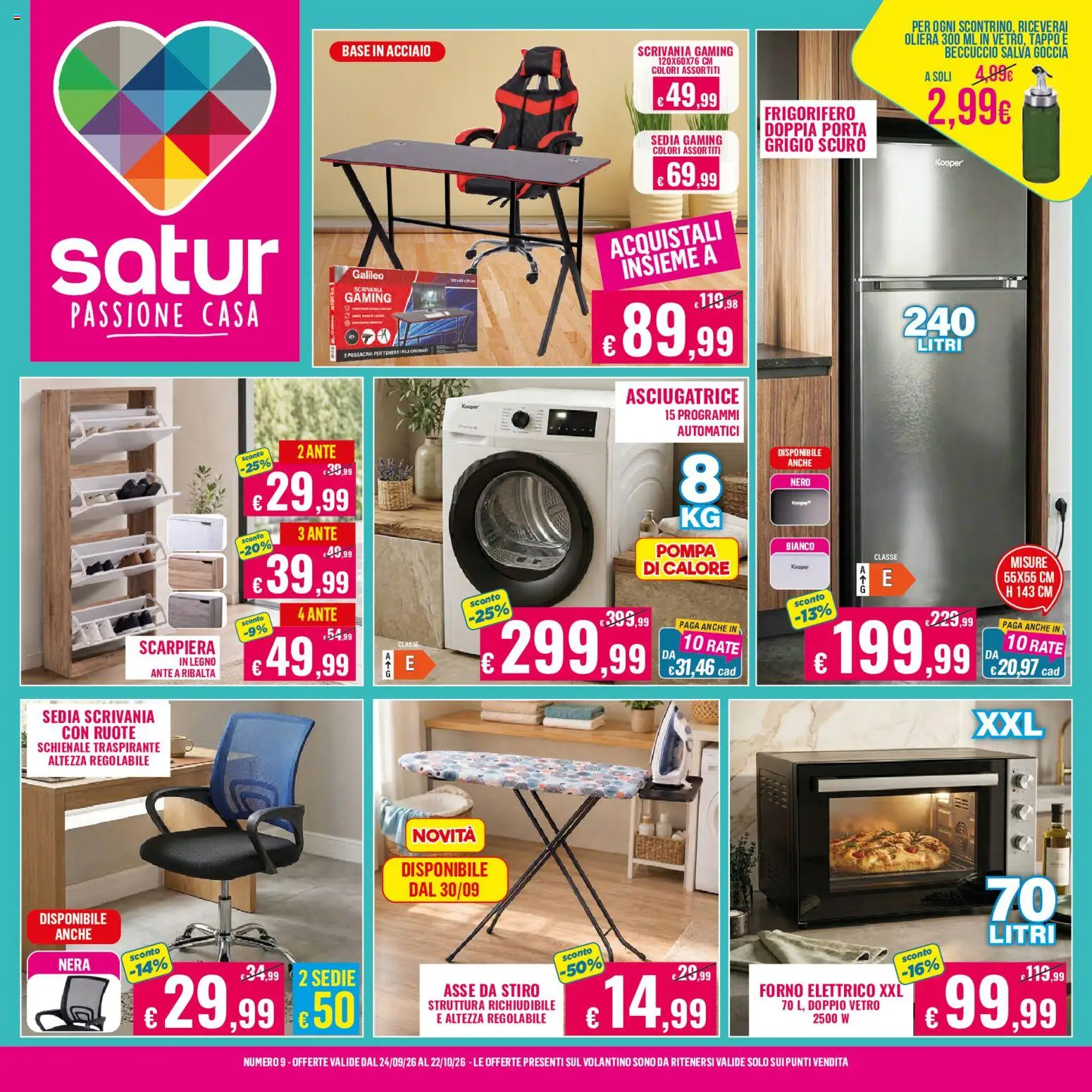 Satur volantino - pagina 1 - valido dal 24/09/2026