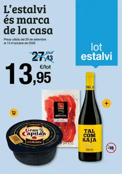 Vista previa del folleto Bonpreu folleto válido desde 29/09/2026