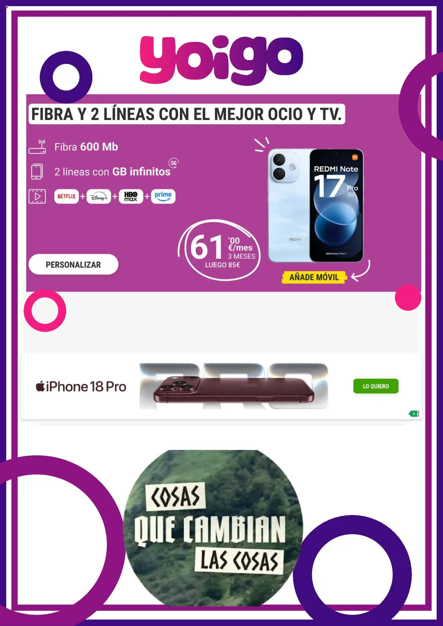 Yoigo ofertas - Página de 1 - Válido desde 15/10/2026