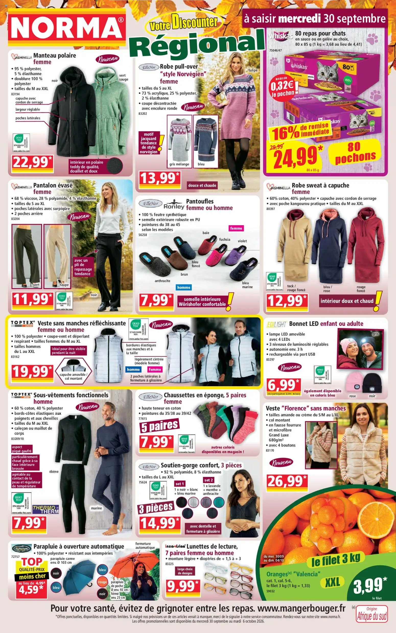Norma catalogue - page 1 - valable à partir du 30/09/2026