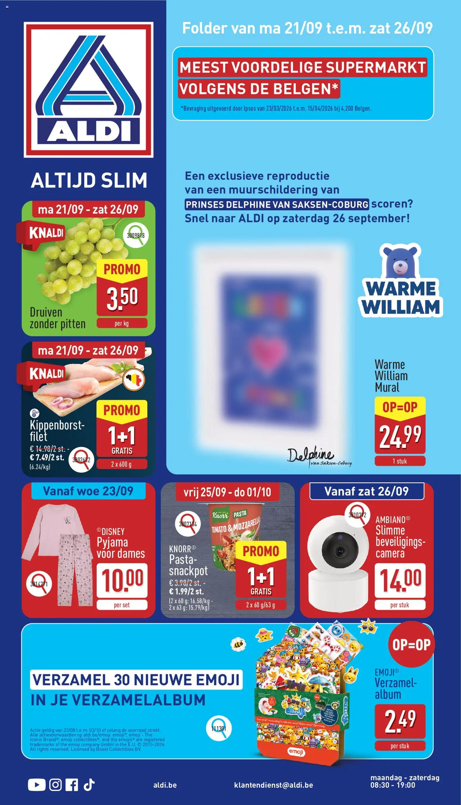 Aldi folder week 39 - pagina 1- geldig vanaf 21/09/2026