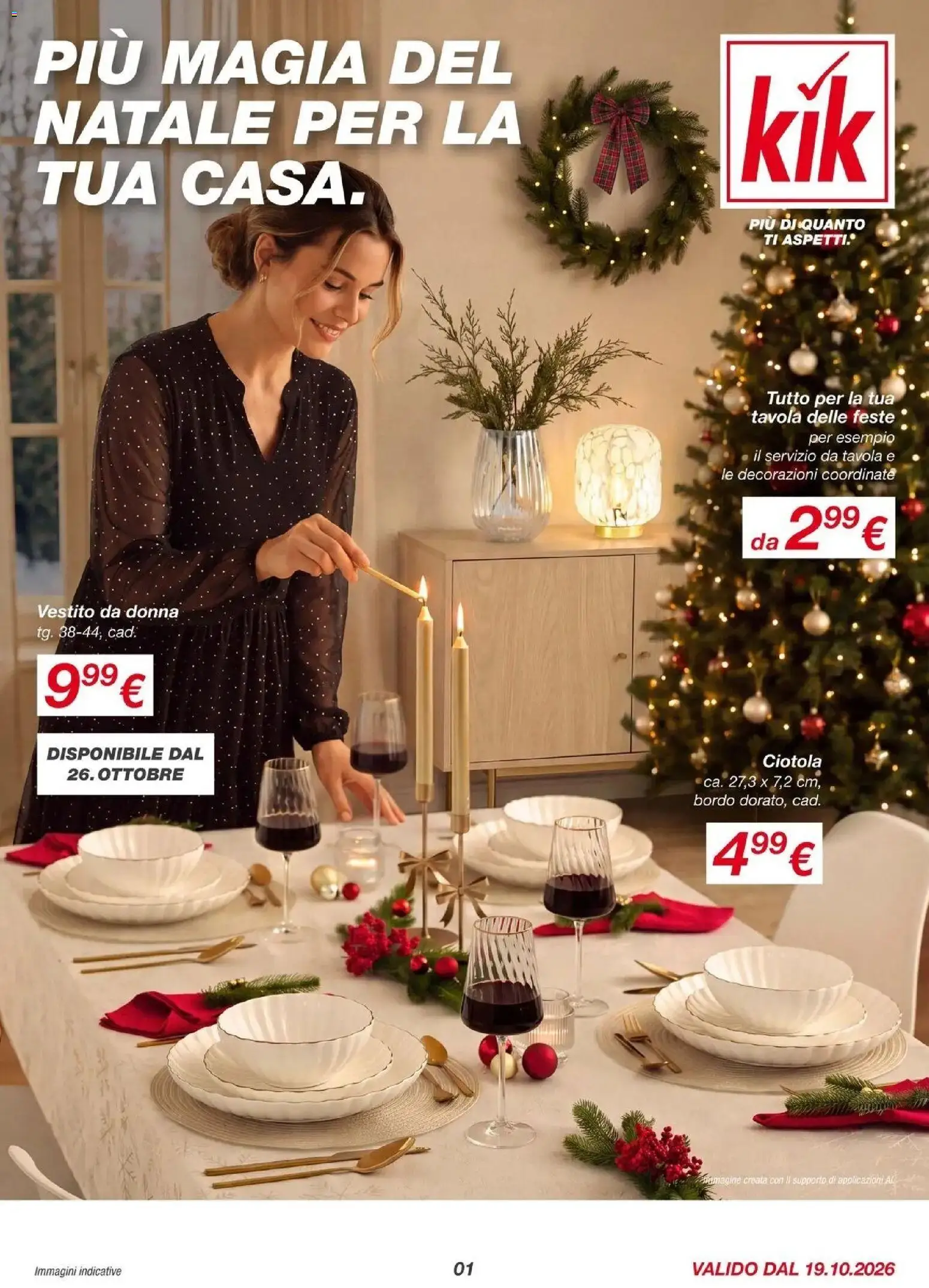 KiK volantino attuale - pagina 1 - valido dal 19/10/2026