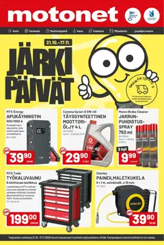 Esikatselu Motonet tarjoukset voimassa alkaen 21/10/2026
