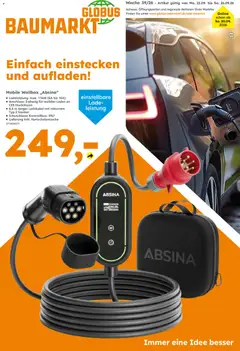 Vorschau Globus Baumarkt Prospekt gültig ab 20.09.2026