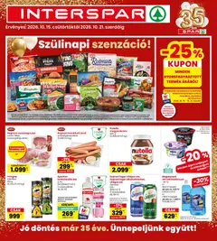 Előnézet Interspar akciós újság érvényes 2026.10.15.-tól