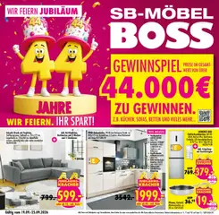 Vorschau SB Möbel Boss Prospekt gültig ab 19.09.2026