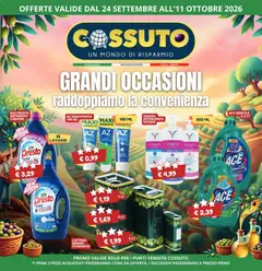 Anteprima Cossuto volantino valida dal 24/09/2026
