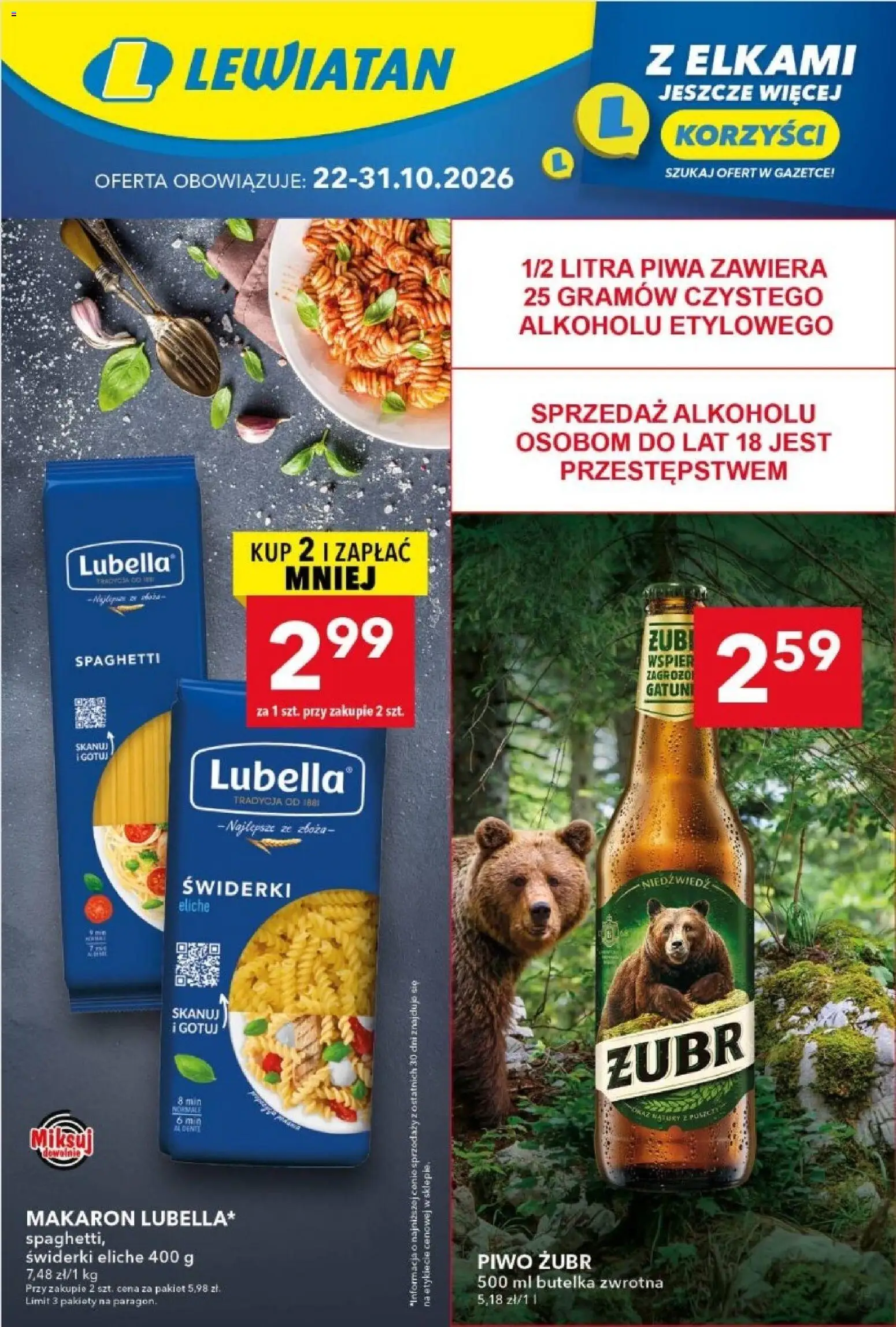 Lewiatan gazetka - strona 1- ważny od 22.10.2026