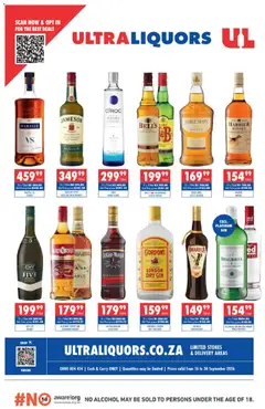 Preview Ultra Liquors Specials valid from 16/09/2026