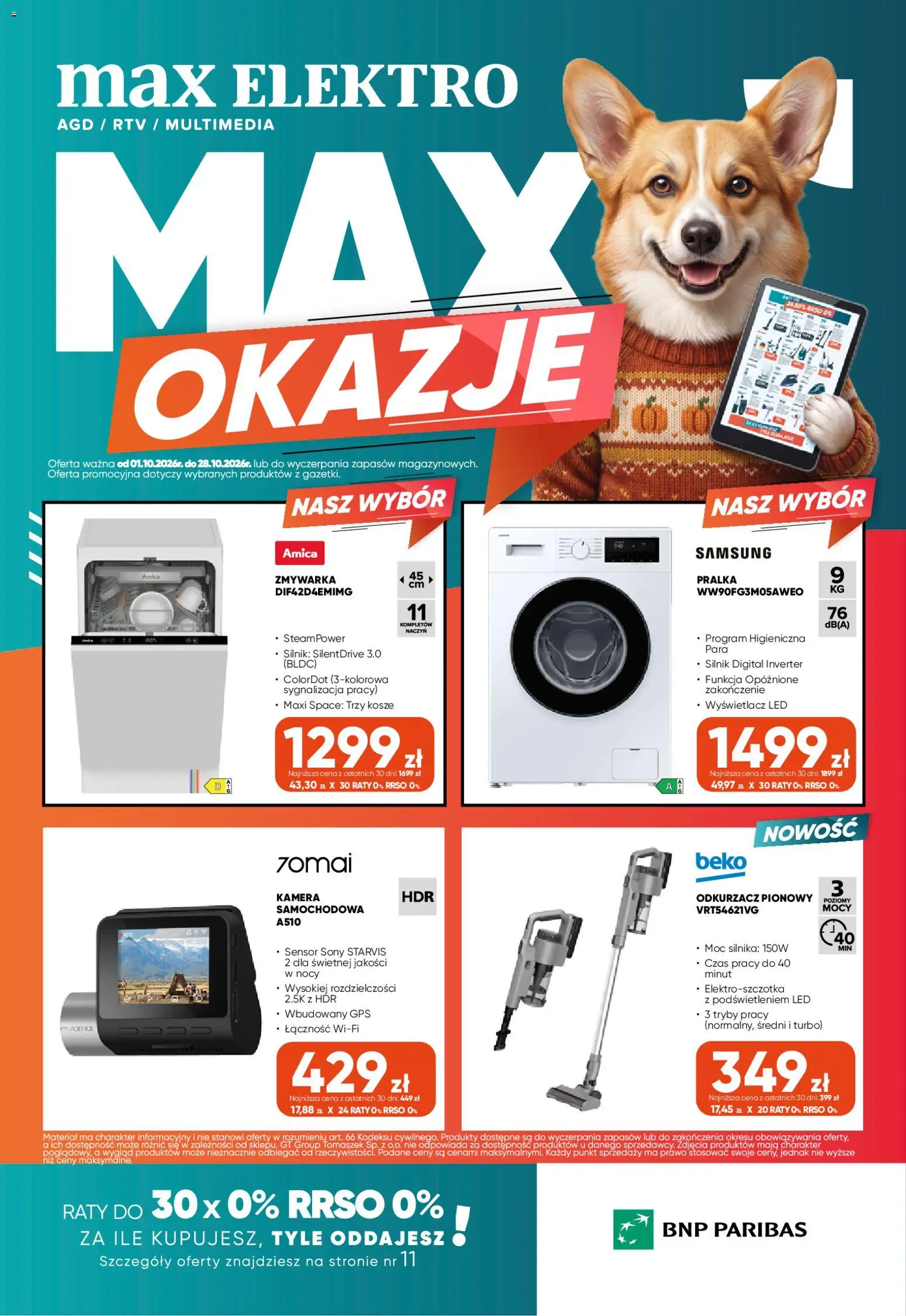 Max elektro gazetka - strona 1- ważny od 01.10.2026