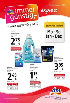 Vorschau dm drogerie markt Flugblatt  / 2026 gültig ab 24.09.2026