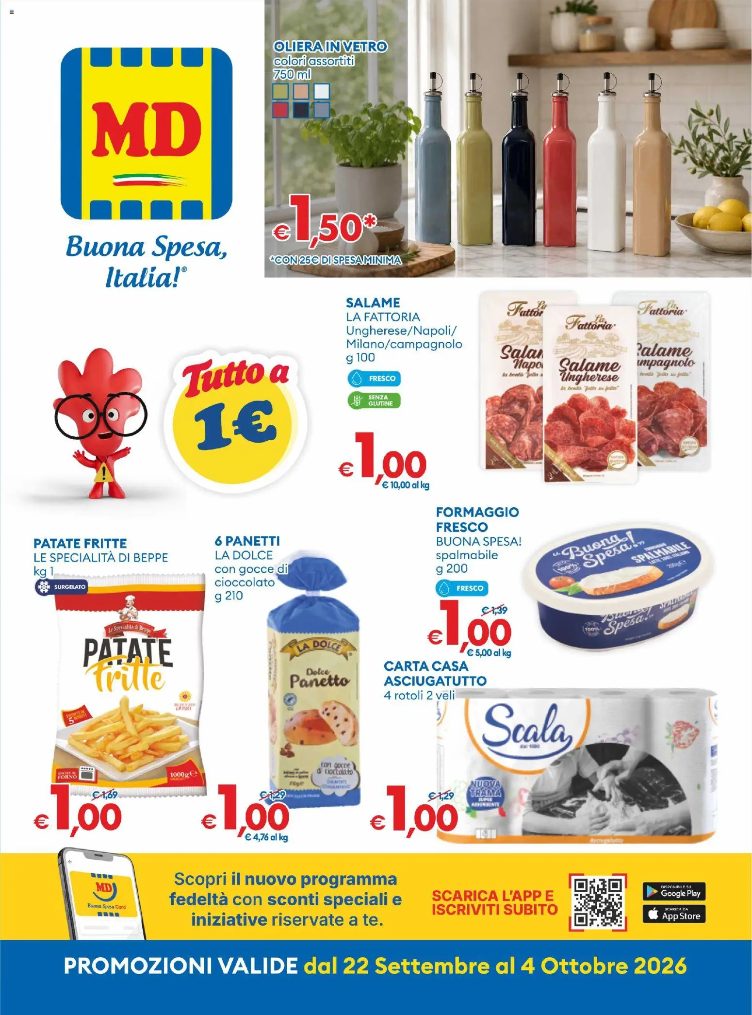 MD Discount volantino - pagina 1 - valido dal 22/09/2026