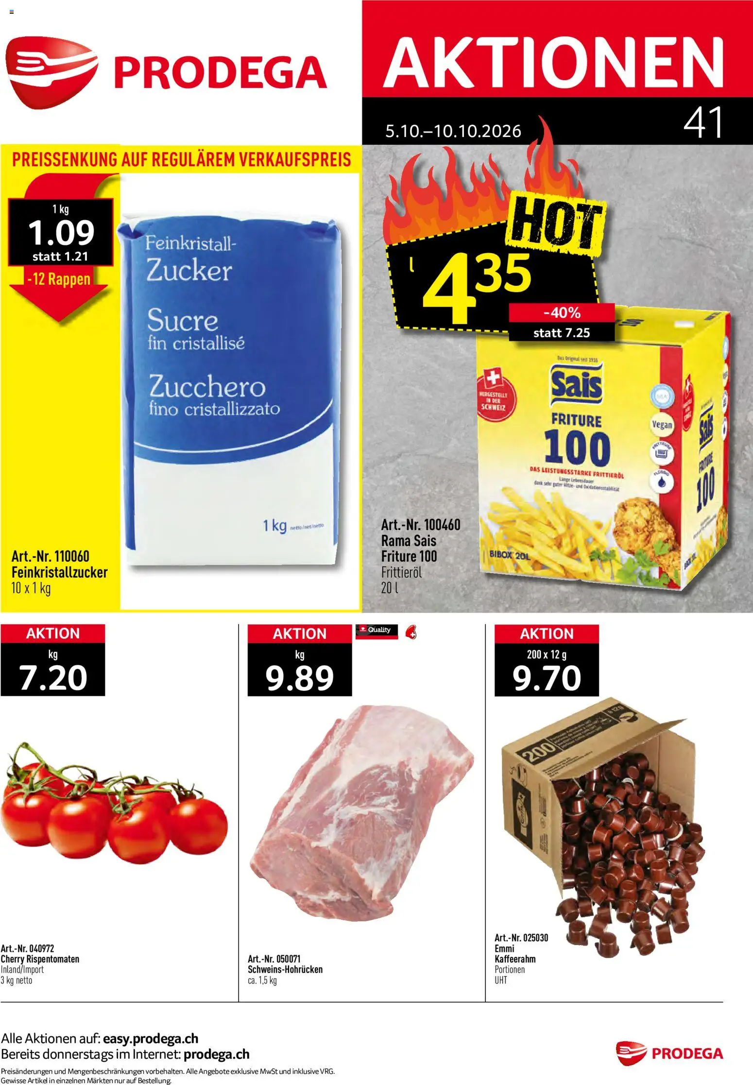 Prodega aktionen - Seite 1- gültig ab 05.10.2026